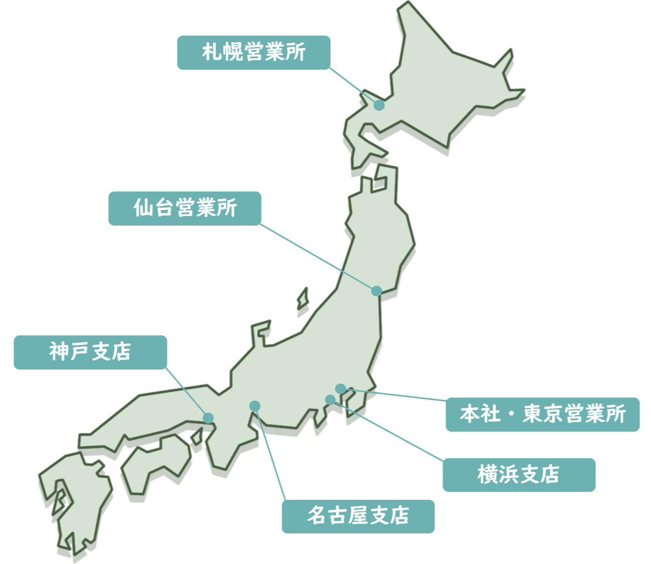 事業所一覧(地図)